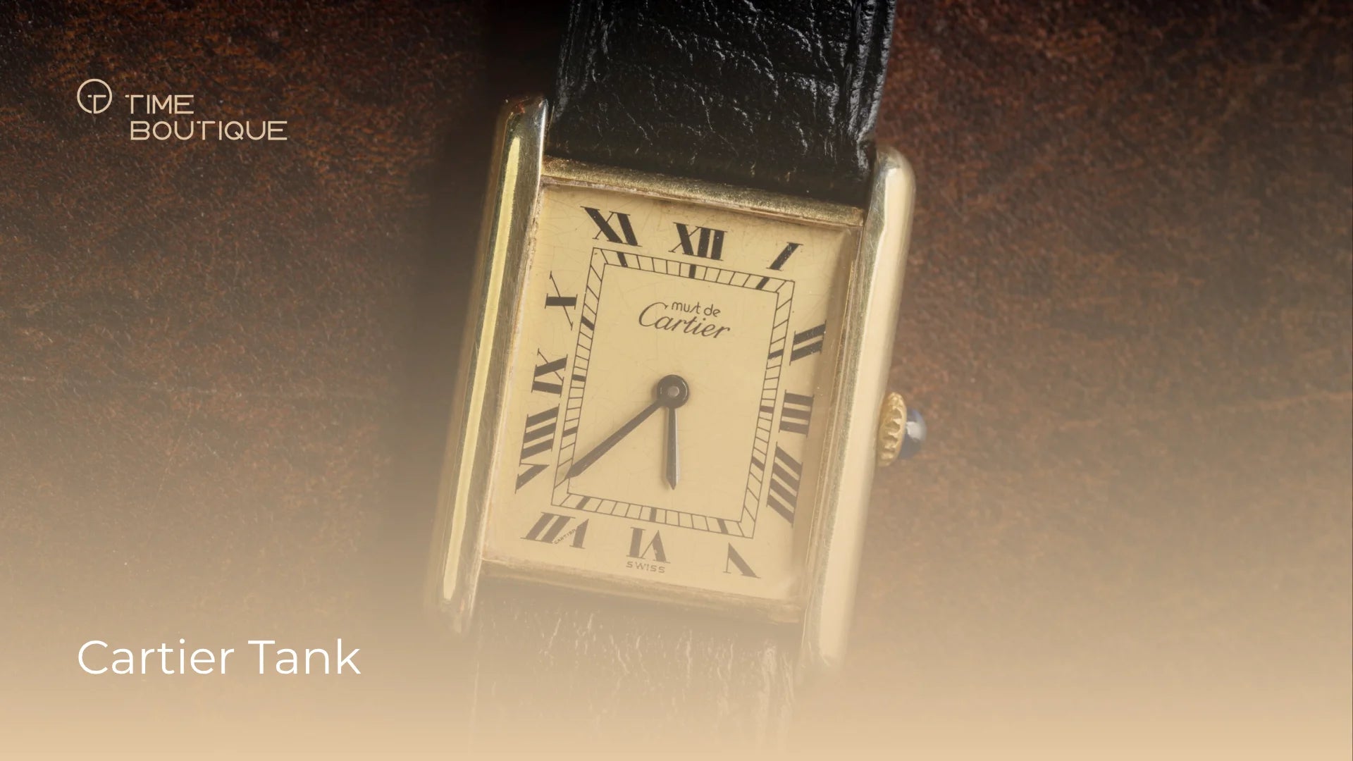 Cartier Tank am Lederband
