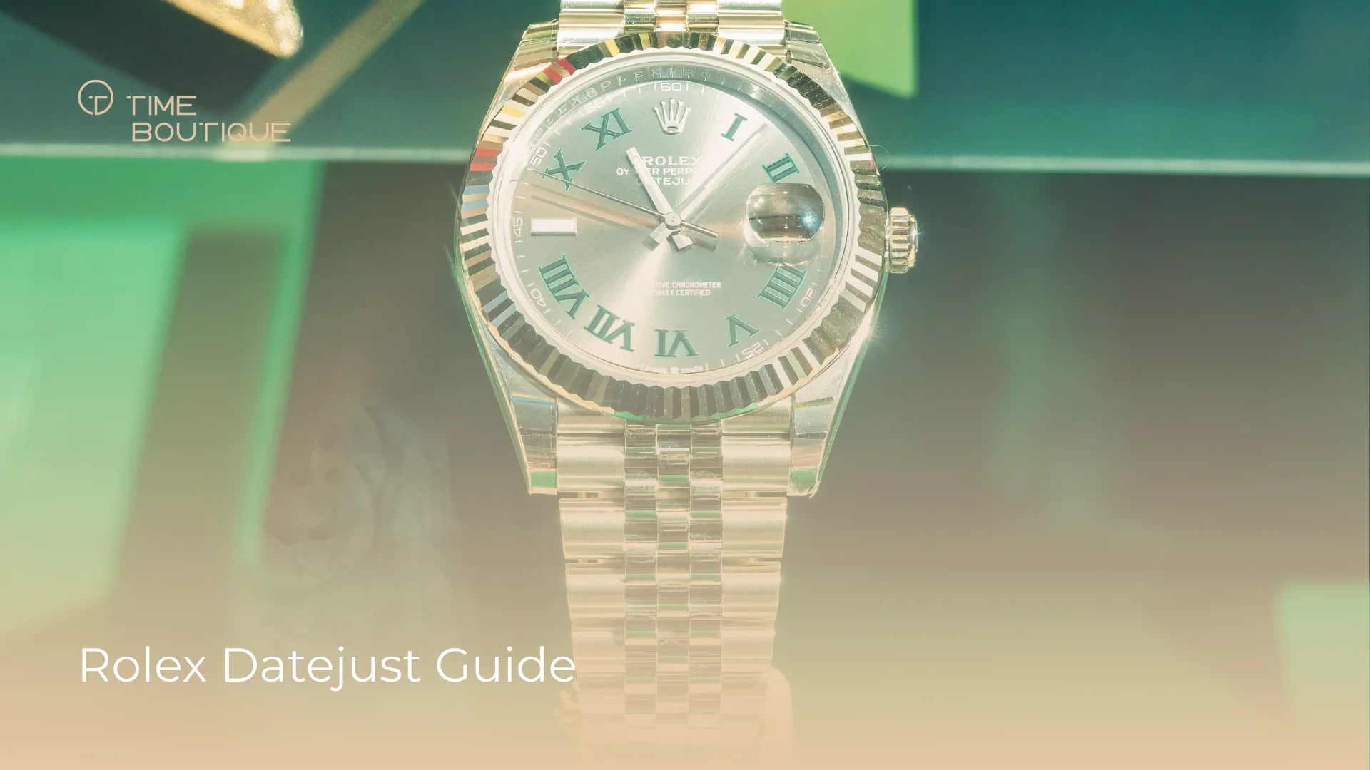 Rolex Datejust 36 mit Jubilé-Armband und geriffelter Lünette