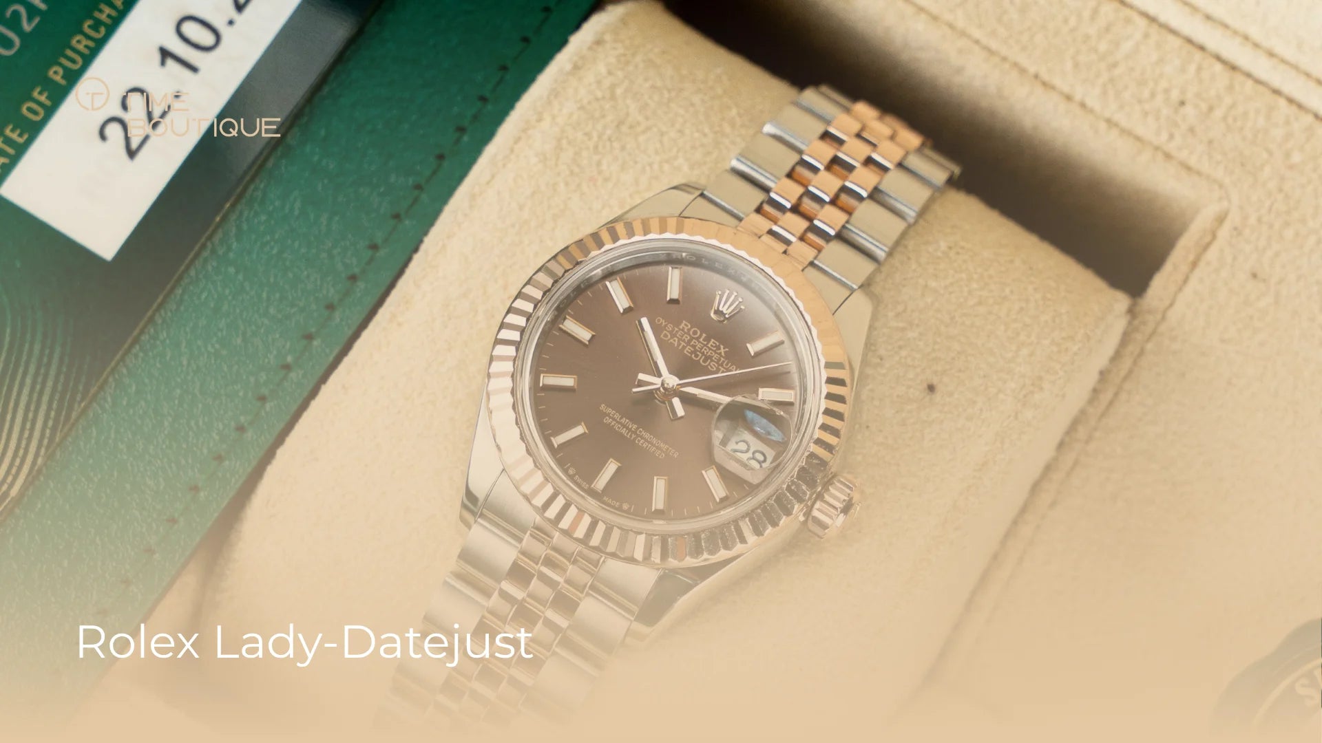 Rolex Lady-Datejust am Handgelenk
