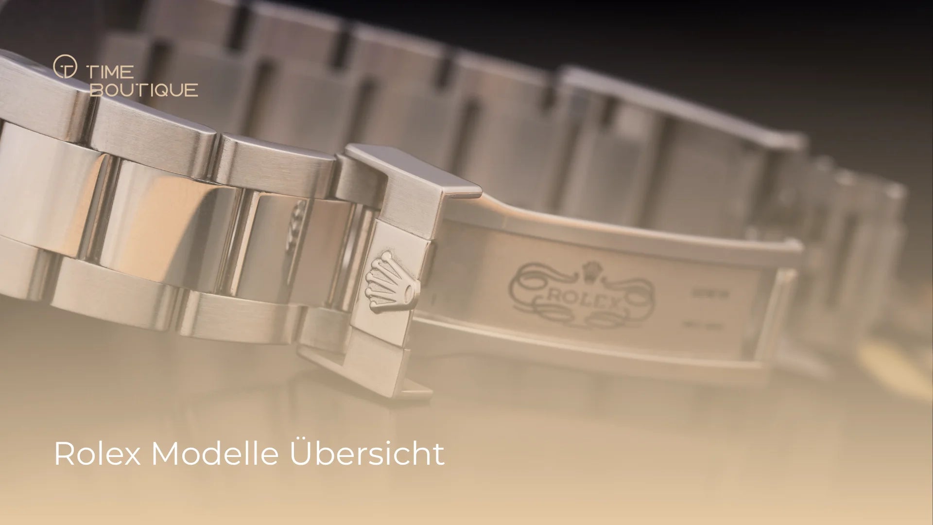 Mehrere Rolex Modelle nebeneinander von oben auf hellem Untergrund