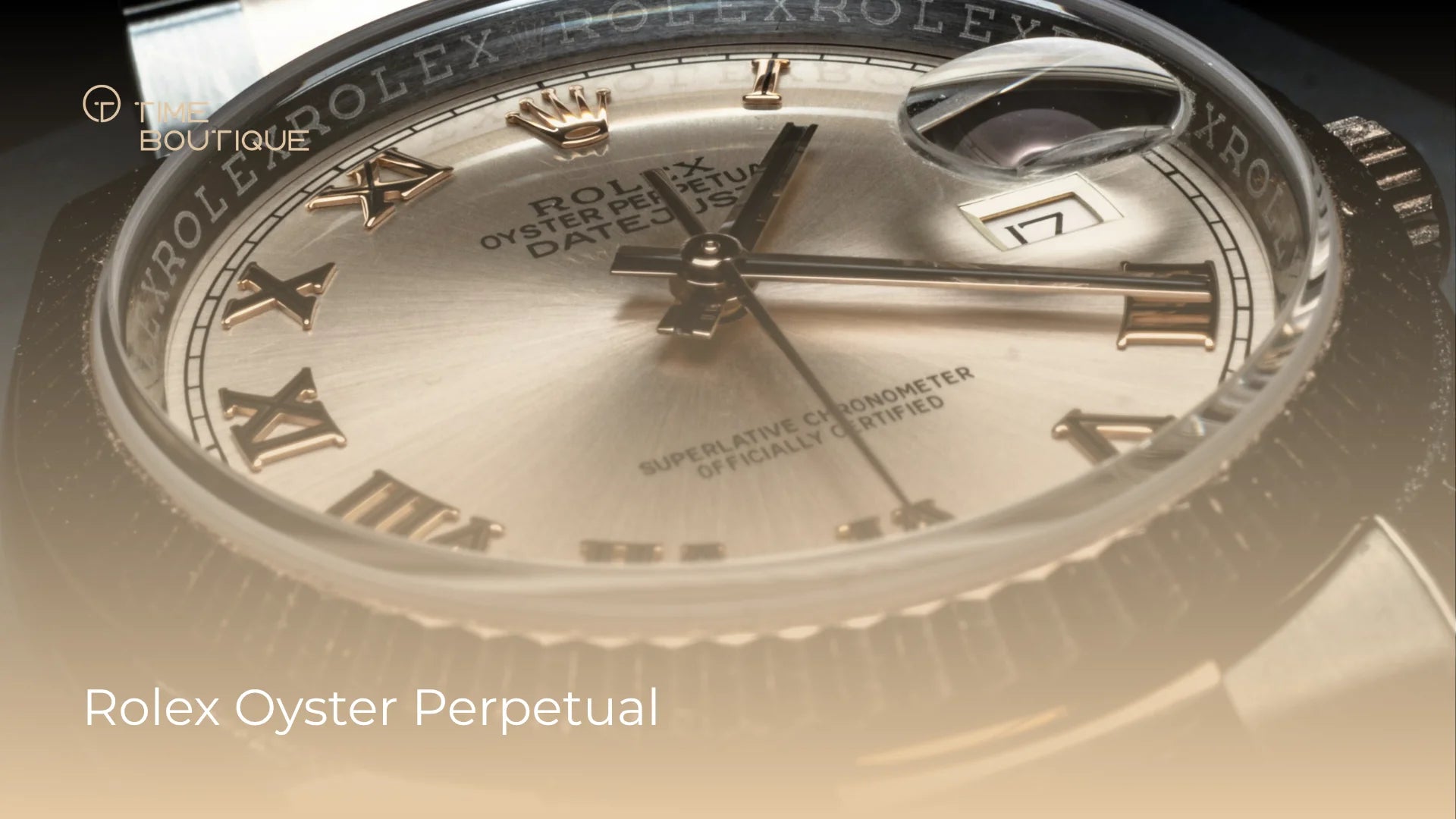 Rolex Oyster Perpetual with a coloured dial