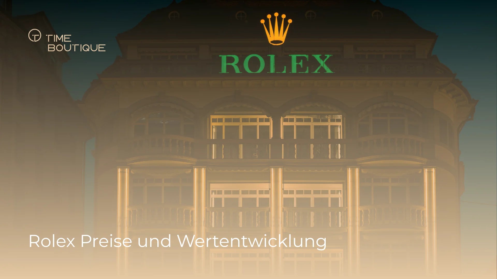 Rolex neben Box und Papieren auf dunklem Holz