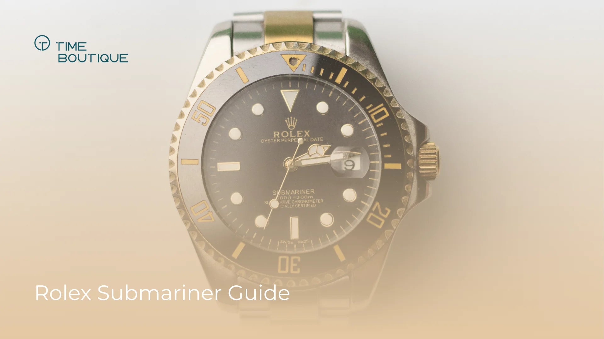 Rolex Submariner mit schwarzer Keramiklünette auf dunklem Stein