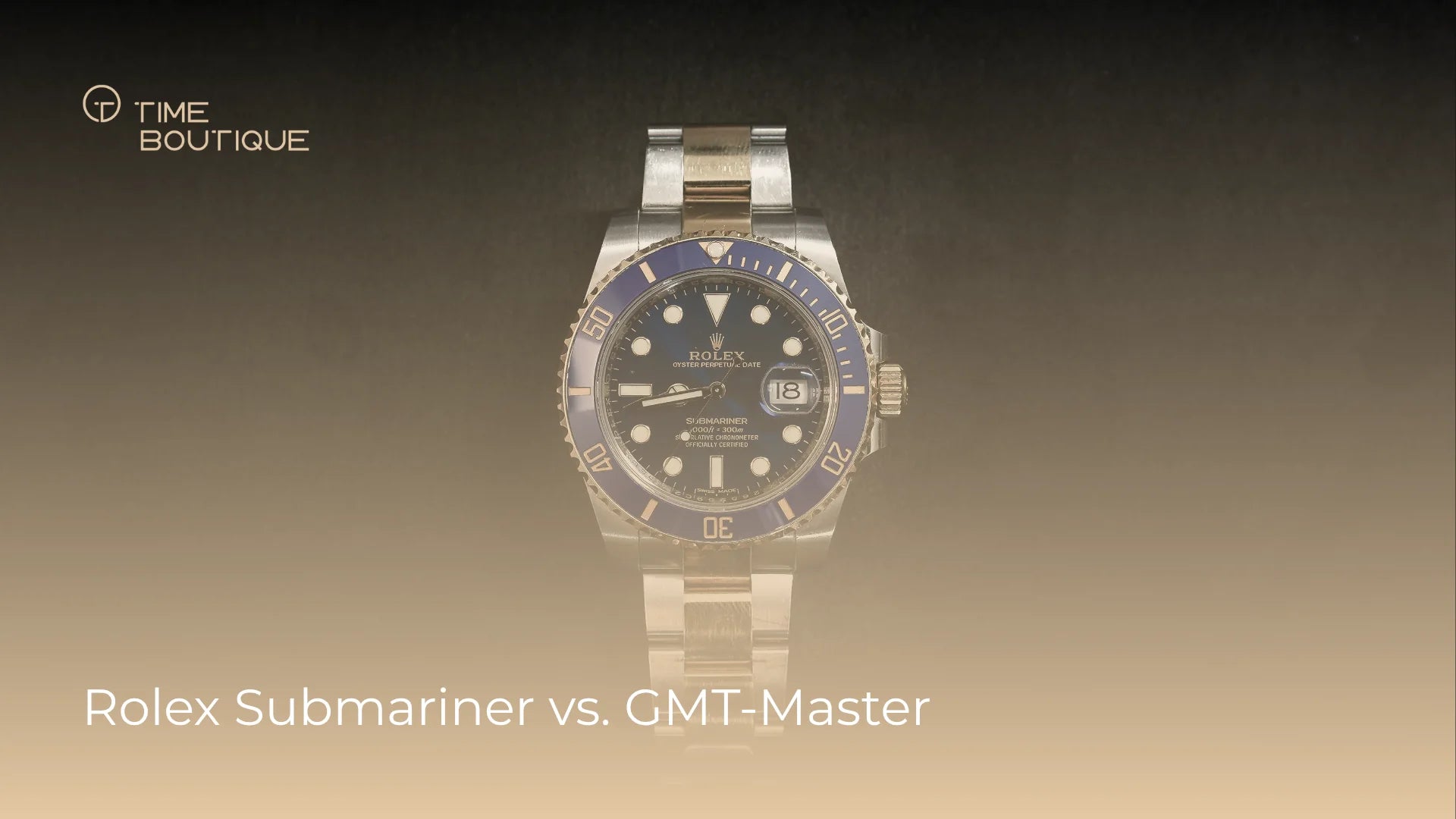 Rolex Submariner und GMT-Master II nebeneinander im Atelier