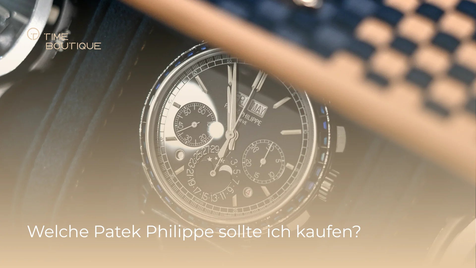 Patek Philippe models side by side in the atelier